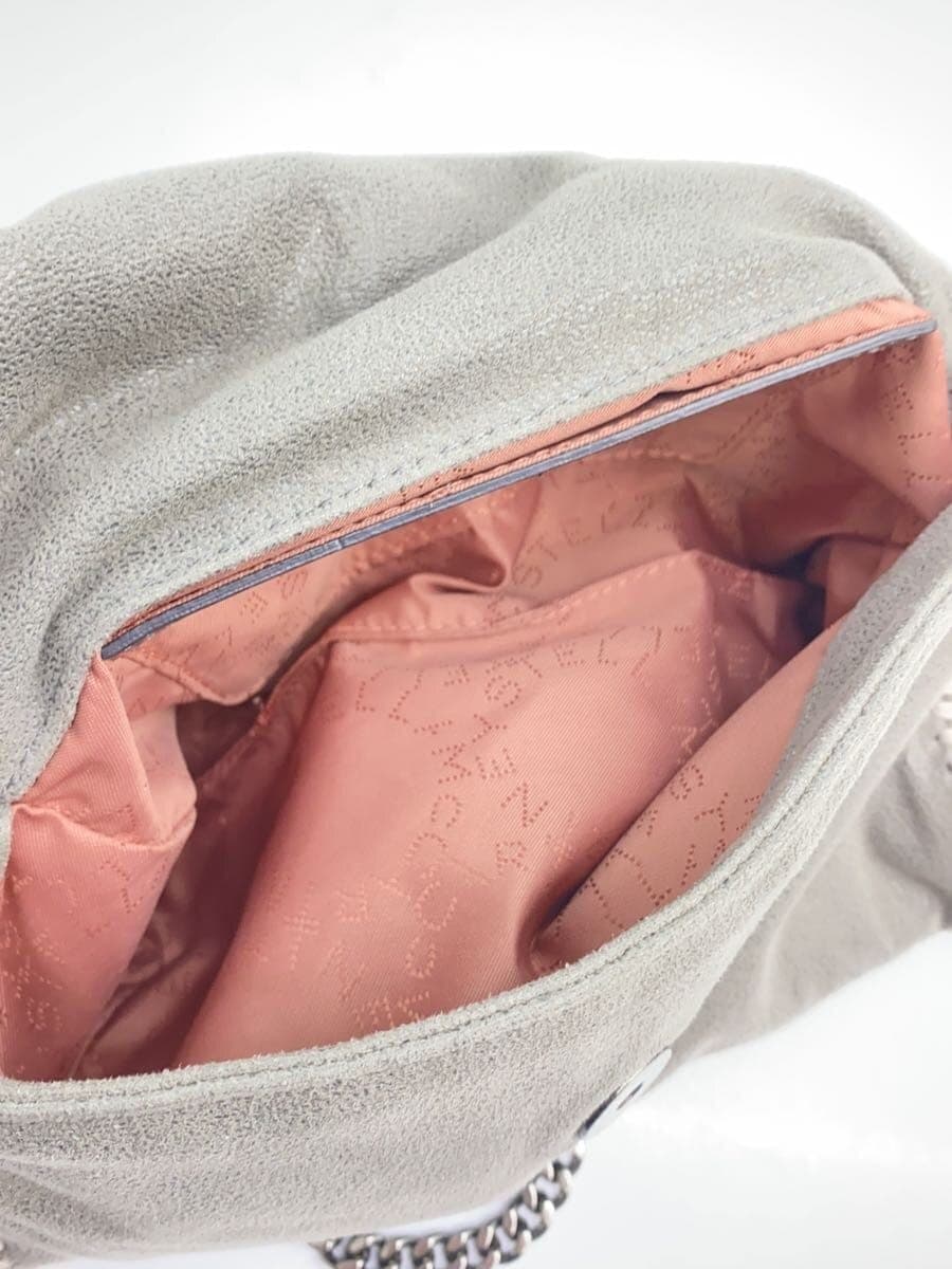 STELLAMcCARTNEY shoulder bag suede GRY solid 364519 6