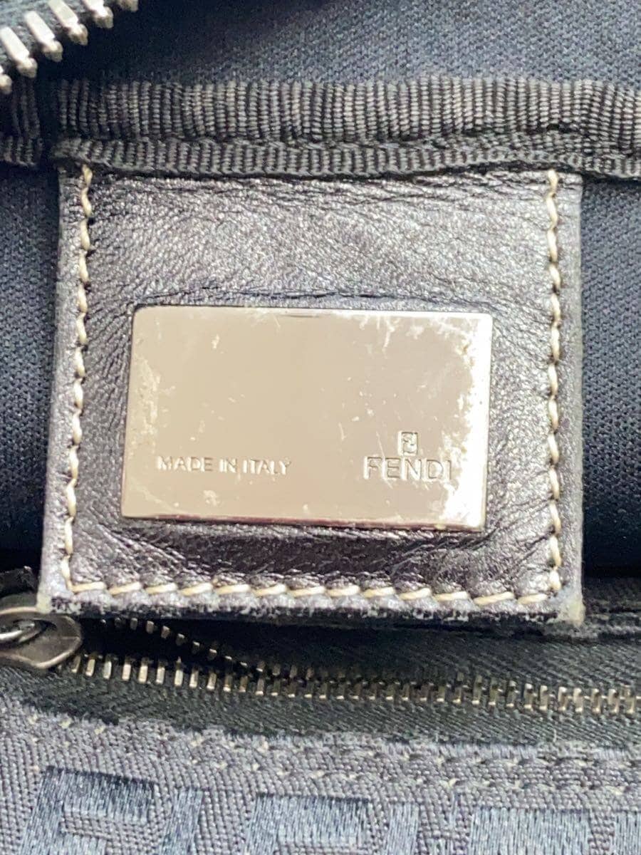 FENDI Zucchino Zucca Pattern Consider Condition Canvas BLK All Over Pattern 2201-8BH031 028 5