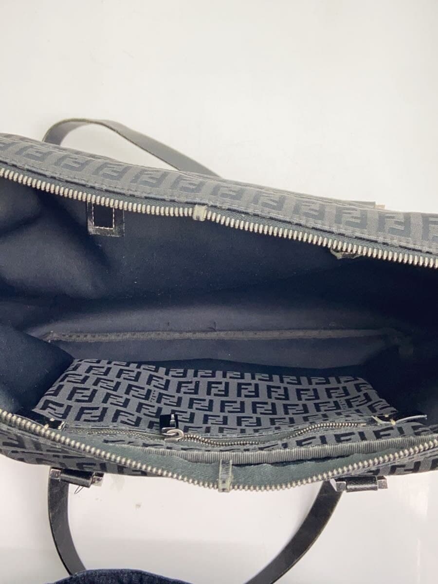 FENDI Zucchino Zucca Pattern Consider Condition Canvas BLK All Over Pattern 2201-8BH031 028 6