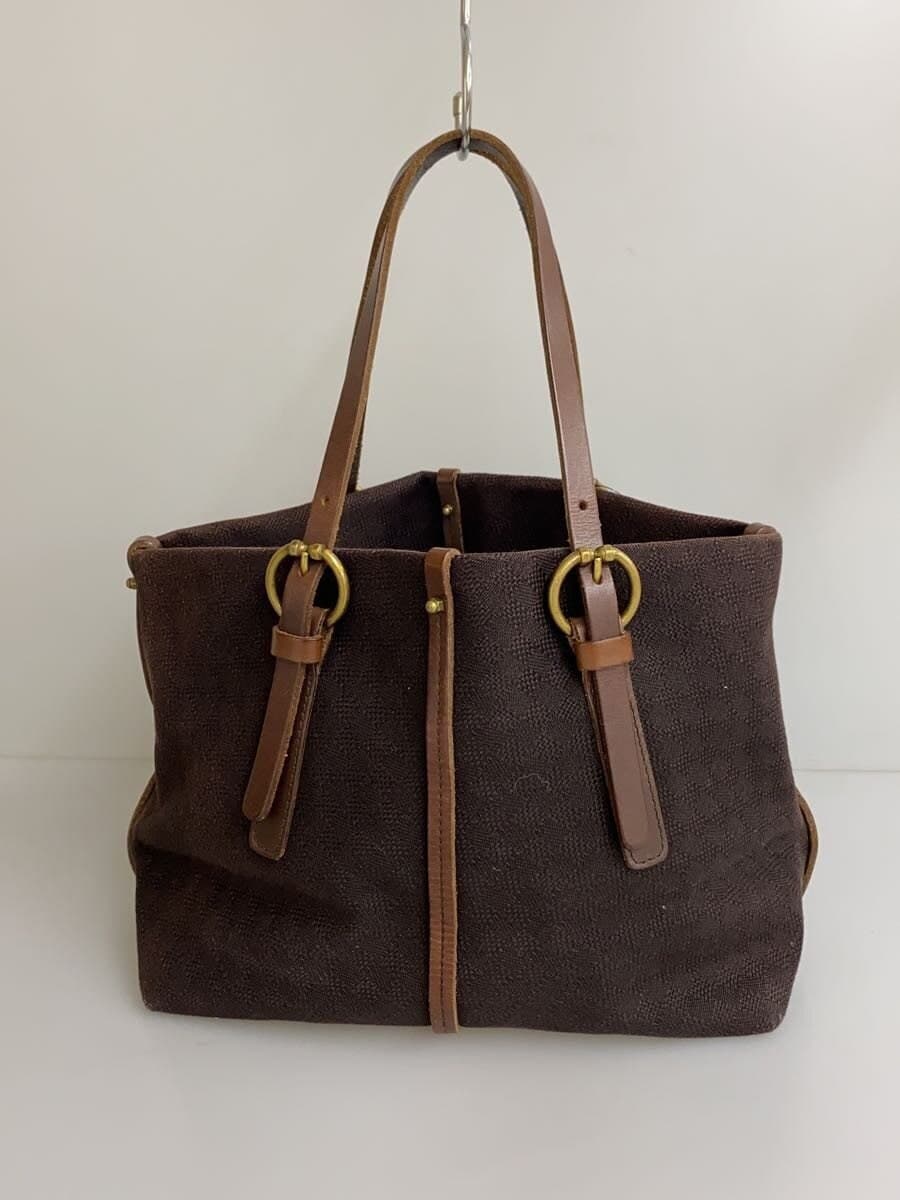 BOTTEGA VENETA Vernice Canvas × Leather Condition Considered Canvas BRW 3