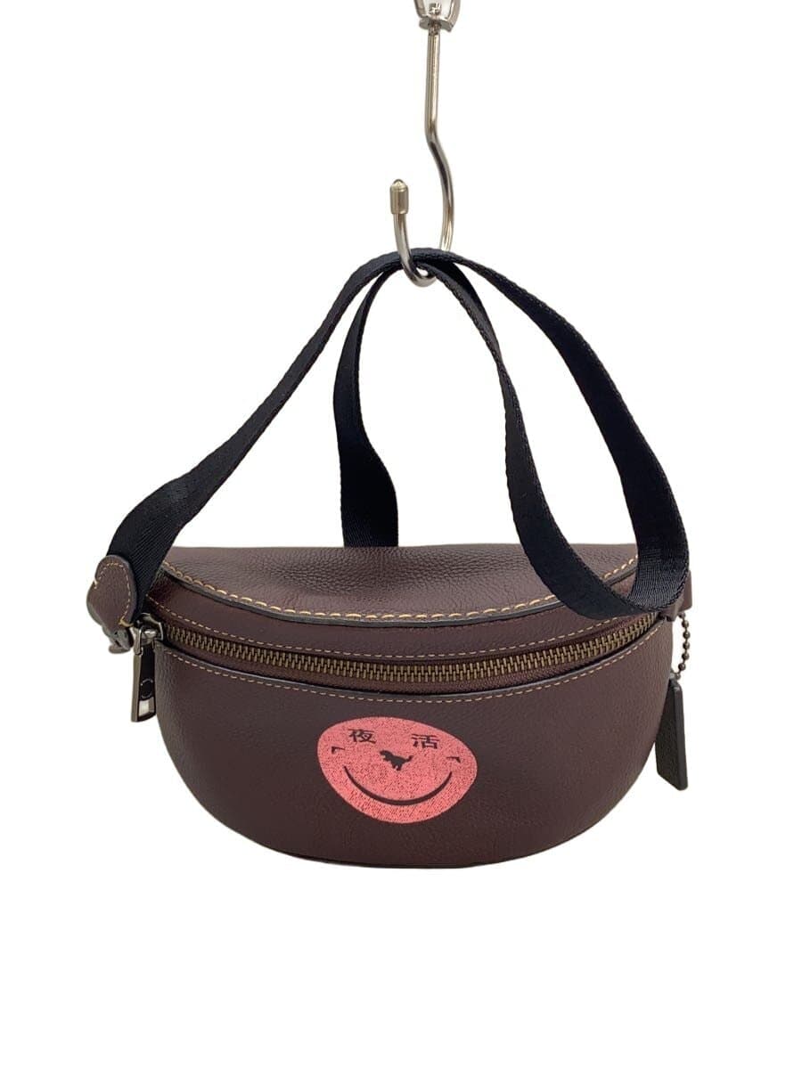 COACH Waist Bag Leather BRD a1980-73938