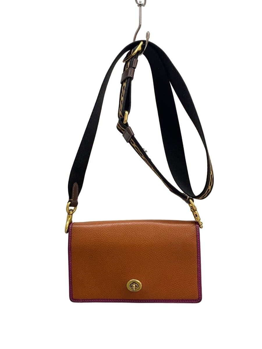 COACH Hayden Foldover Crossbody Clutch Leather BRW 89359