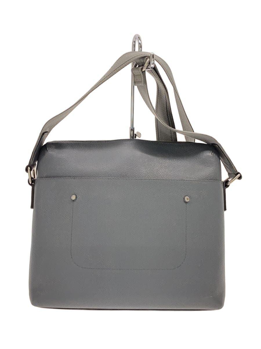 LOUIS VUITTON Grigori Messenger PM_Taiga Leather GRY