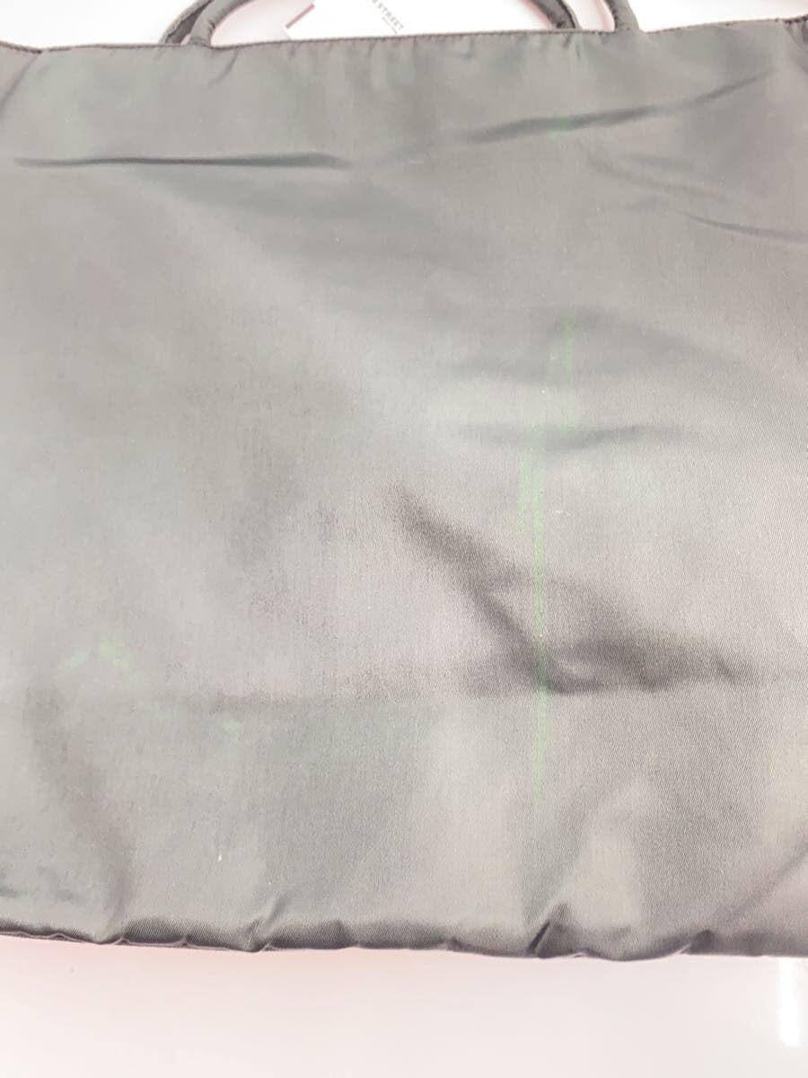 PRADA Tessuto Nylon Triangle Logo Partial Discoloration Tote Bag Nylon BLK Solid 7