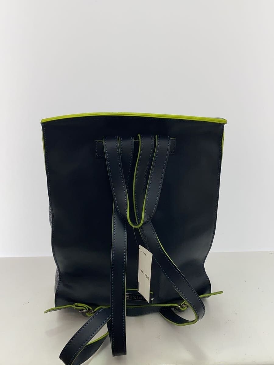 muta Backpack Leather NVY 3