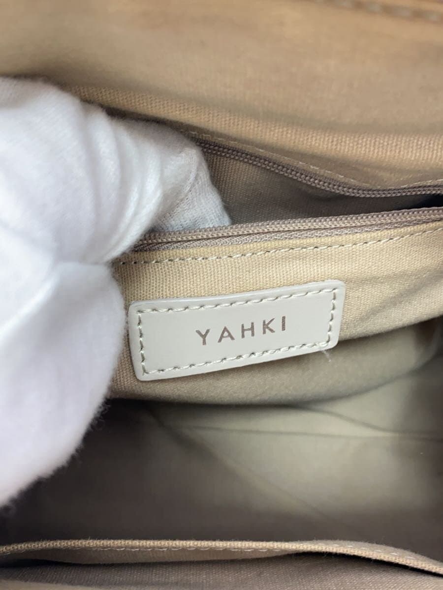 YAHKI Handbag Leather CRM Solid 5