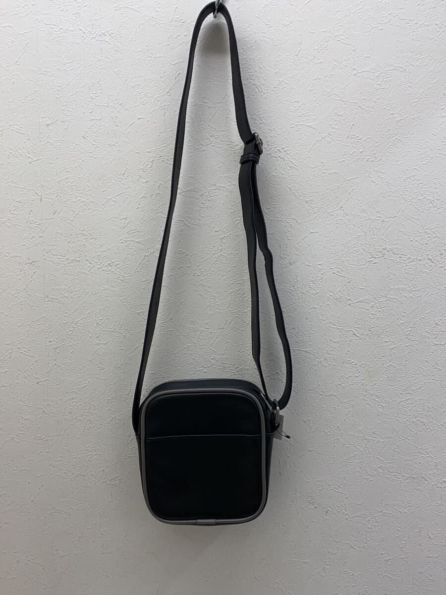 DIESEL shoulder bag leather black plain 3