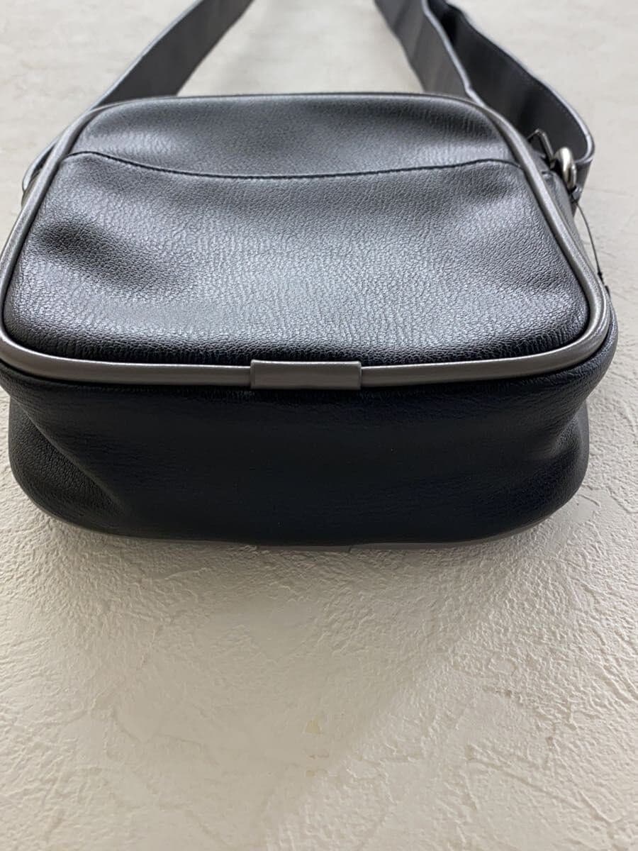 DIESEL shoulder bag leather black plain 4