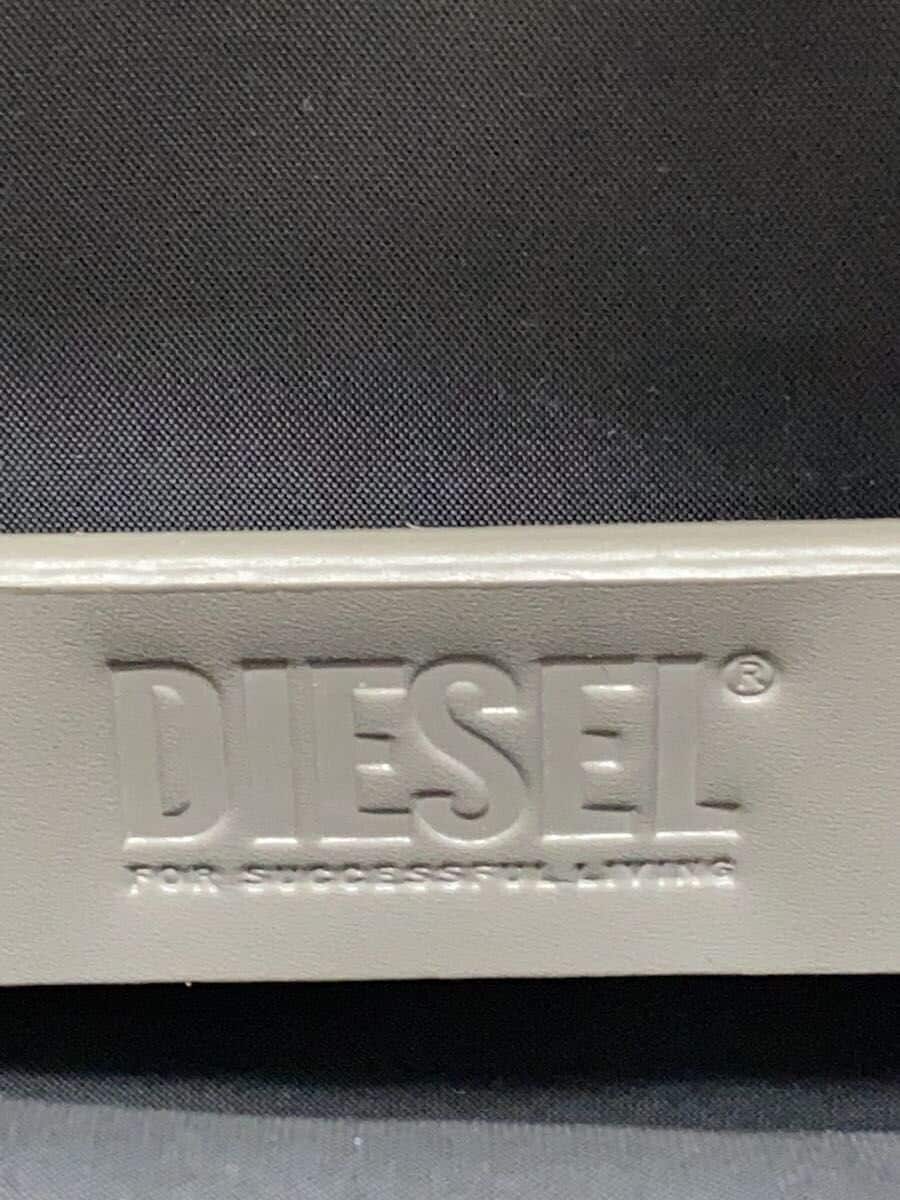 DIESEL shoulder bag leather black plain 5