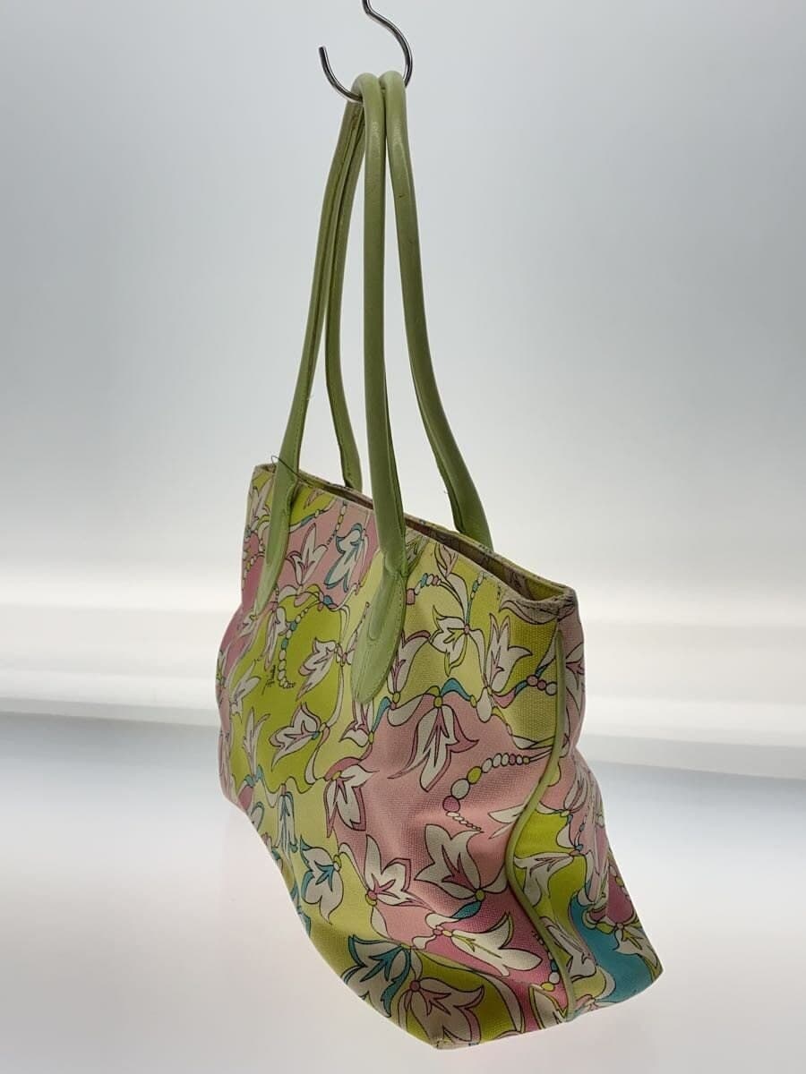 EMILIO PUCCI tote bag -- multicolor floral pattern 2