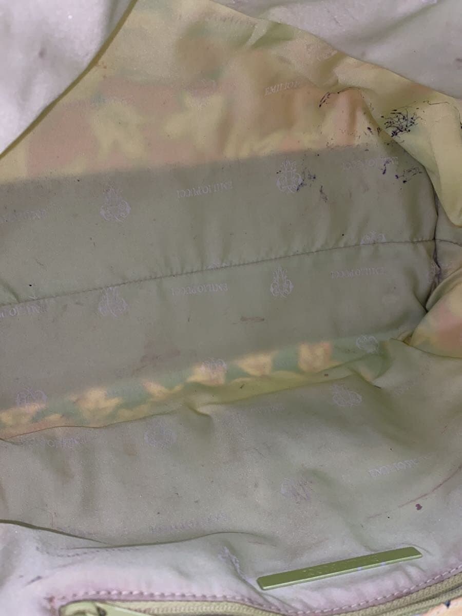 EMILIO PUCCI tote bag -- multicolor floral pattern 5