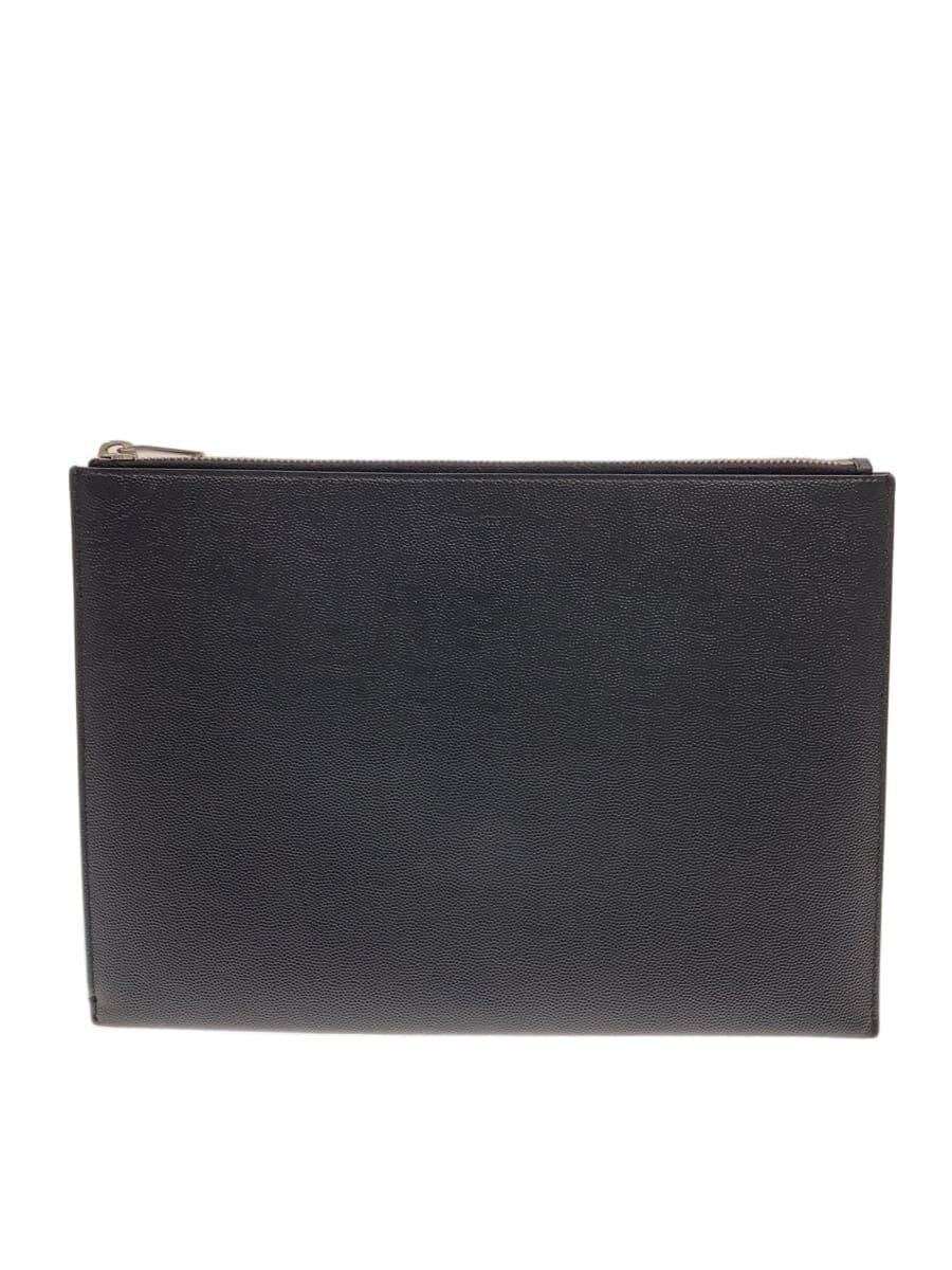 SAINT LAURENT Second Bag Leather BLK