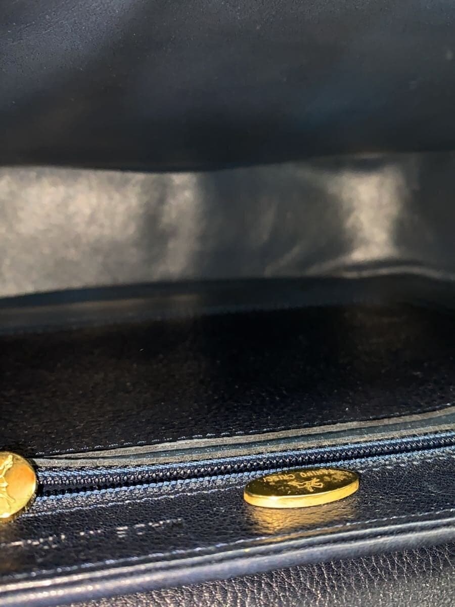 TANINO CRISCI Shoulder Bag Leather NVY 5