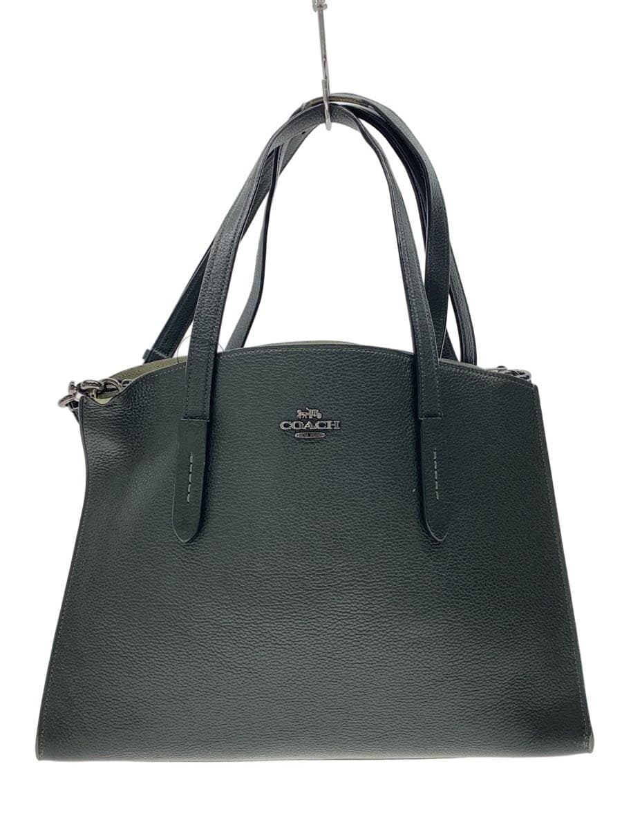 COACH Tote Bag Leather GRN 25137