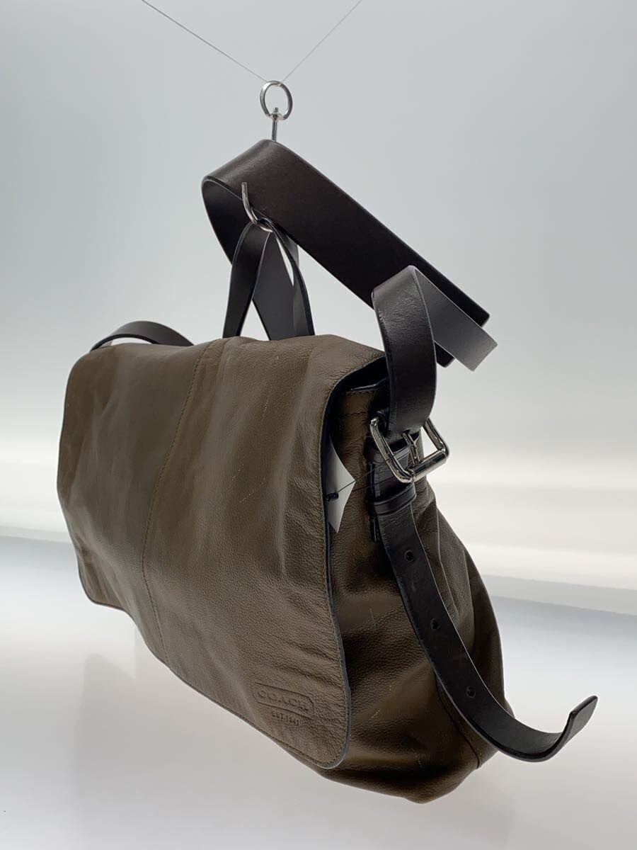 COACH Shoulder Bag Leather BRW Solid 70313 2