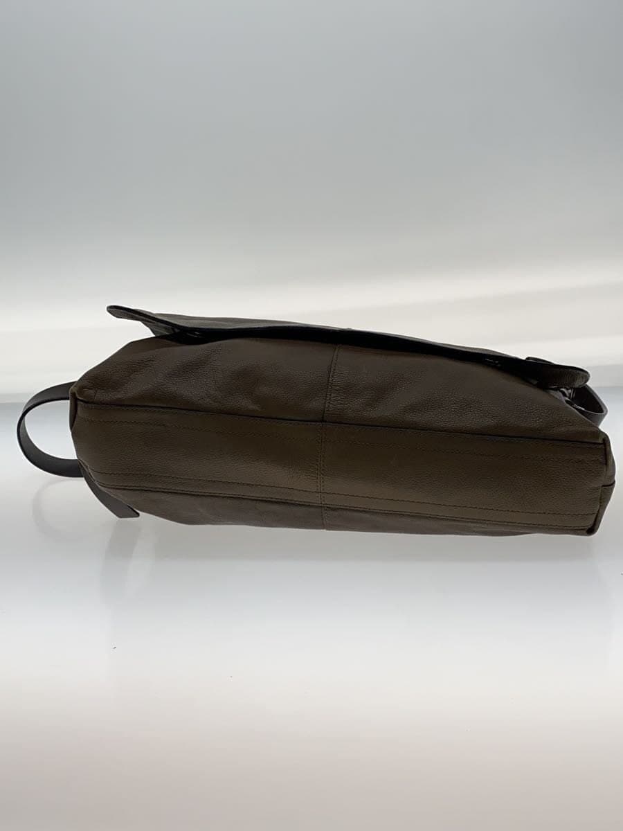 COACH Shoulder Bag Leather BRW Solid 70313 4