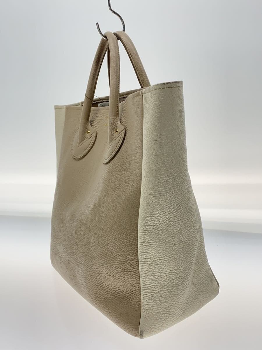 YOUNG & OLSEN tote bag leather BEG 2
