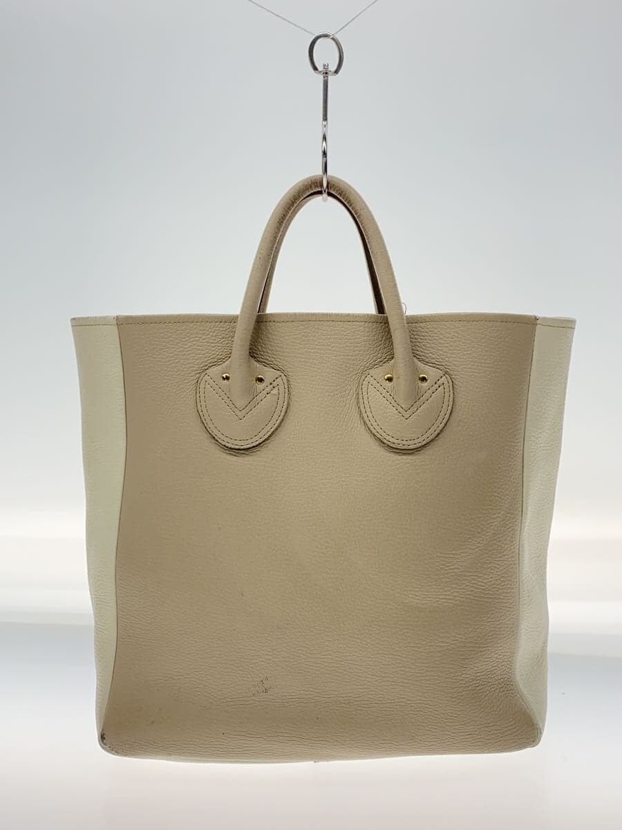 YOUNG & OLSEN tote bag leather BEG 3