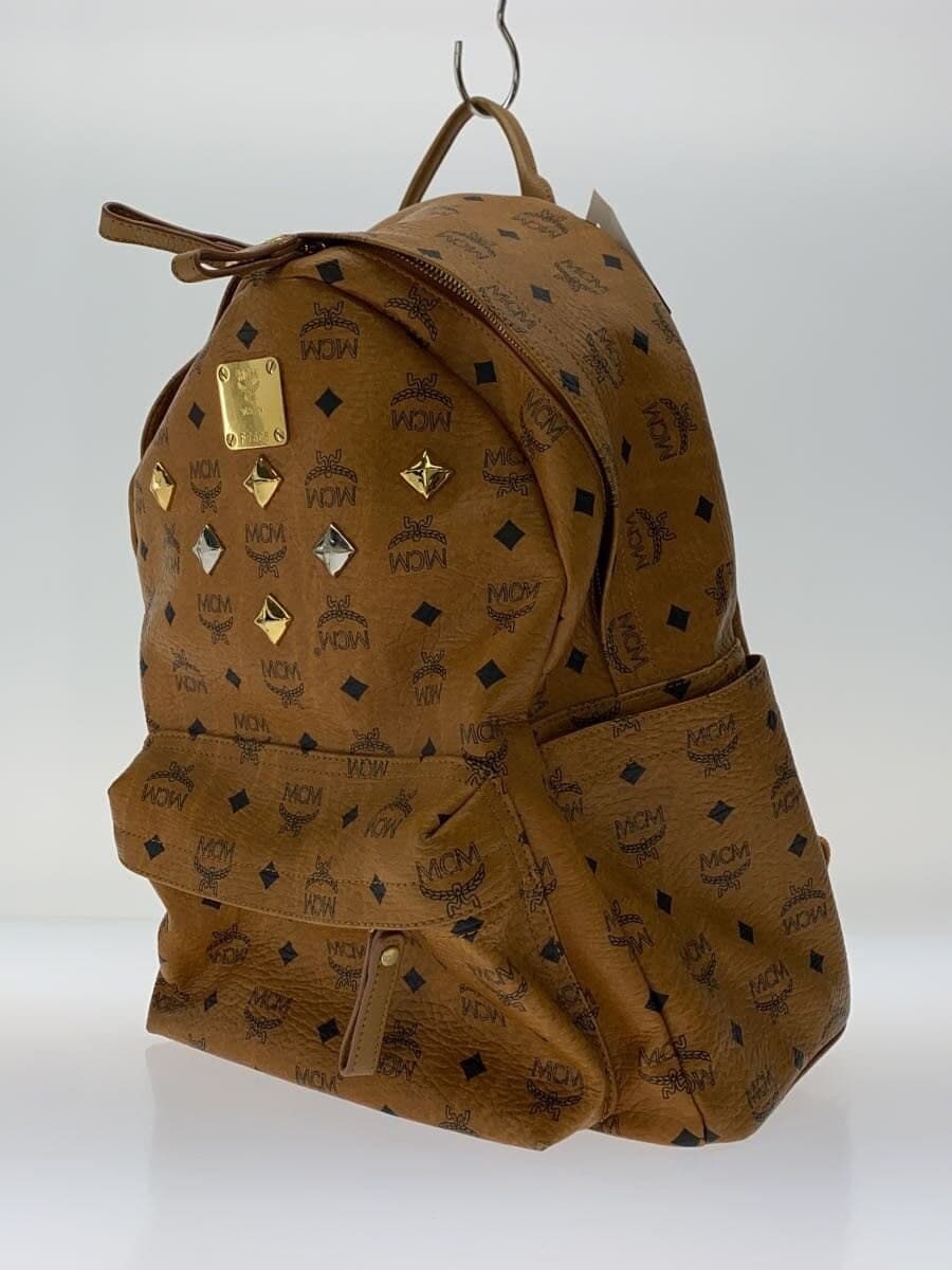 MCM Backpack Leather BRW All Over Pattern 2