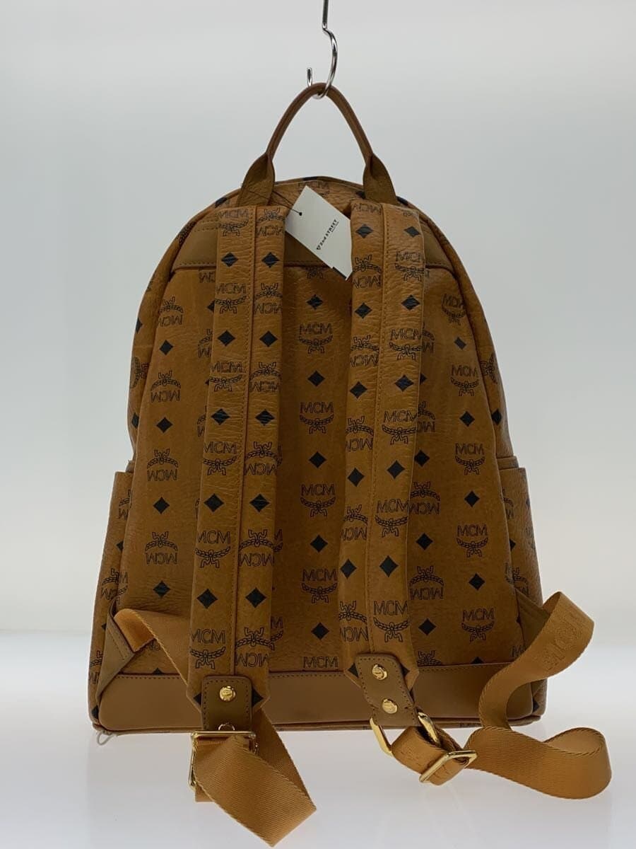 MCM Backpack Leather BRW All Over Pattern 3