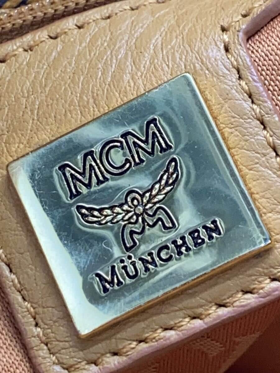 MCM Backpack Leather BRW All Over Pattern 5