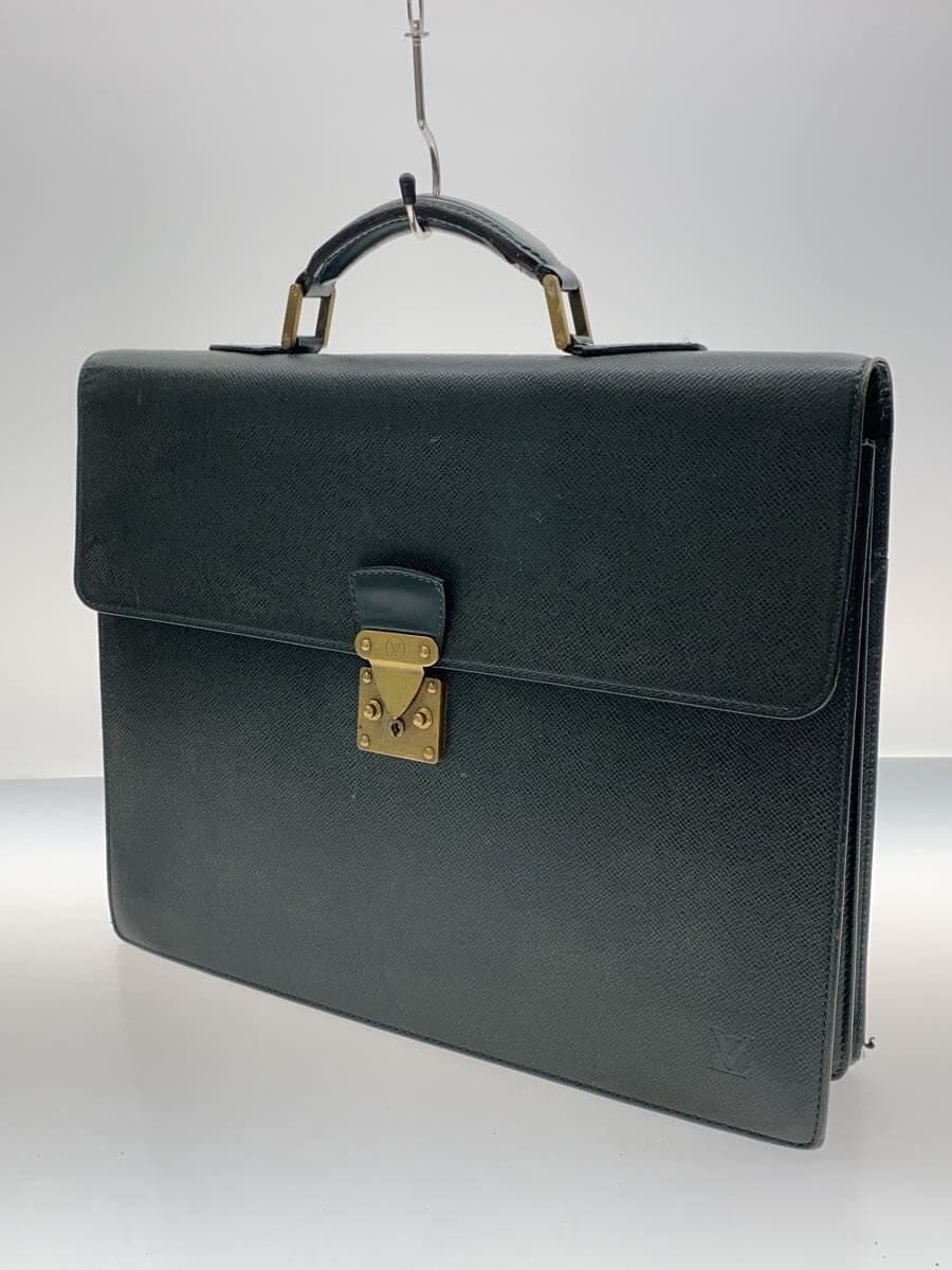 LOUIS VUITTON Briefcase Leather GRN 2