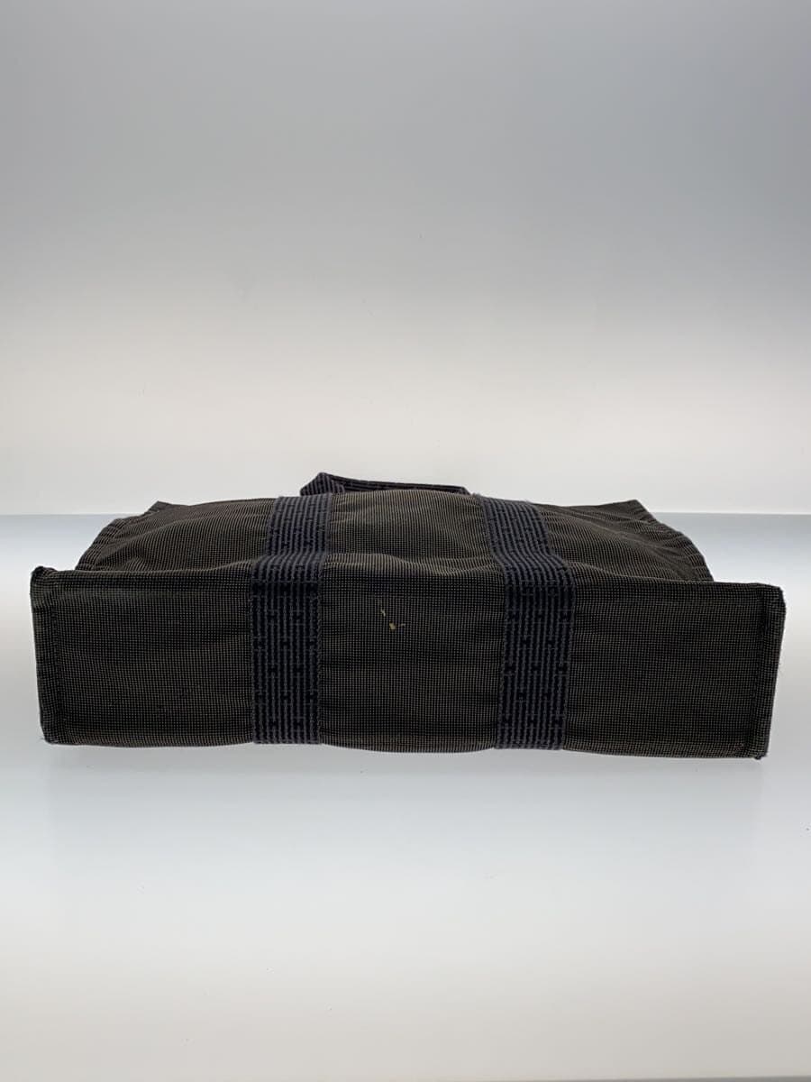 HERMES Tote Bag BLK All Over Pattern 4