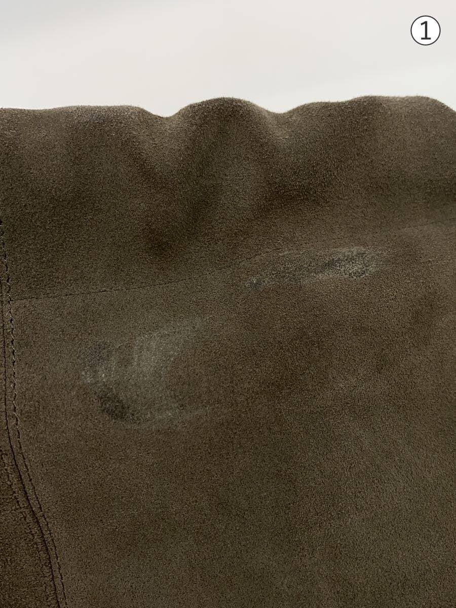 GEN IZAWA Shoulder Bag Suede BRW 7