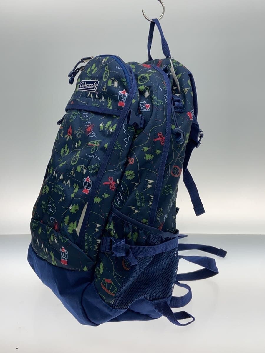 Coleman Backpack NVY All Over Pattern 2