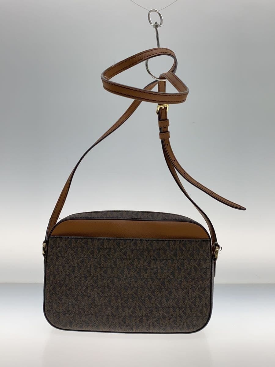 MICHAEL KORS Shoulder Bag PVC BRW Allover Pattern 3