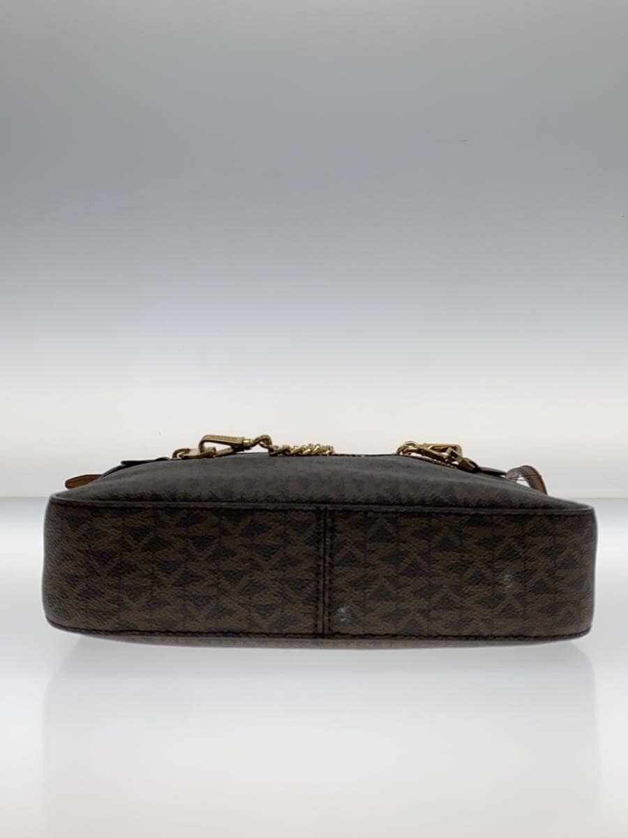 MICHAEL KORS Shoulder Bag PVC BRW Allover Pattern 4