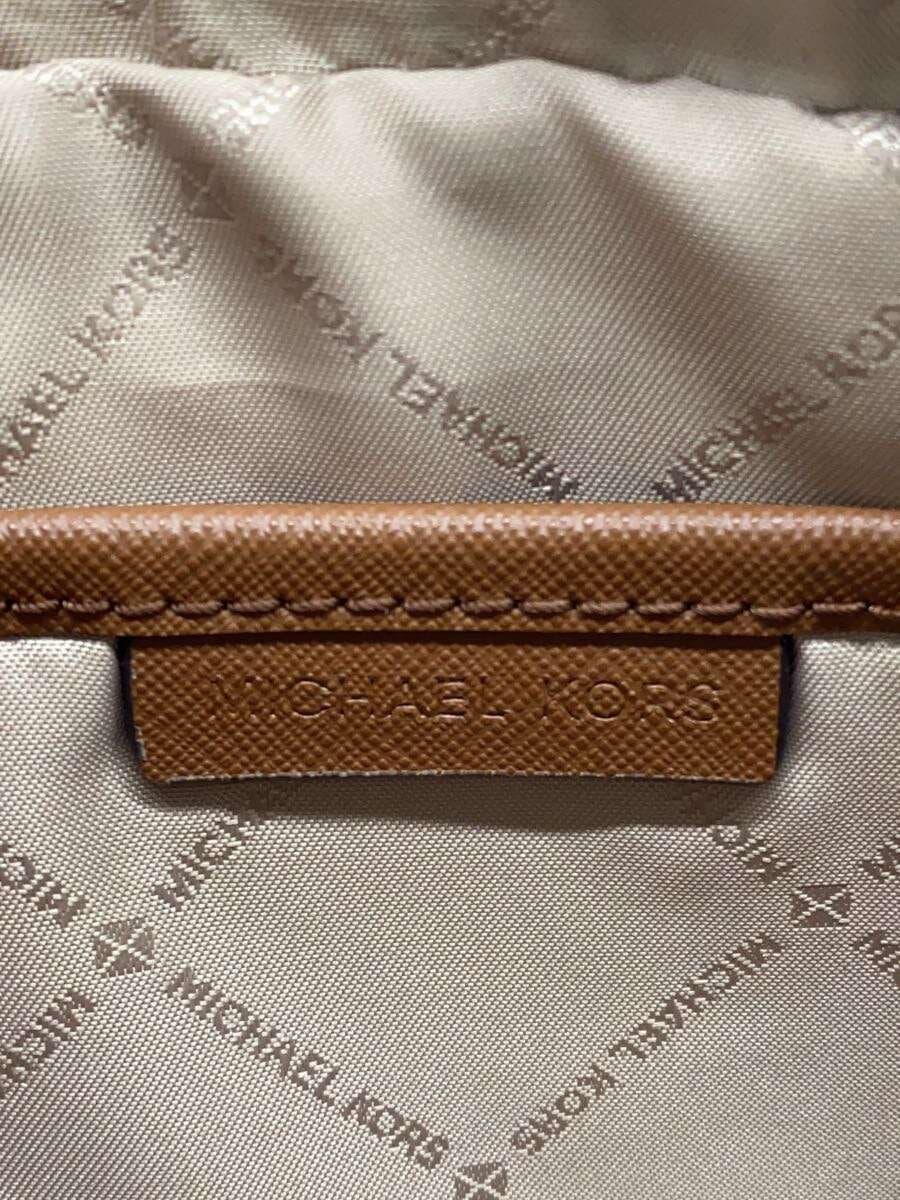 MICHAEL KORS Shoulder Bag PVC BRW Allover Pattern 5