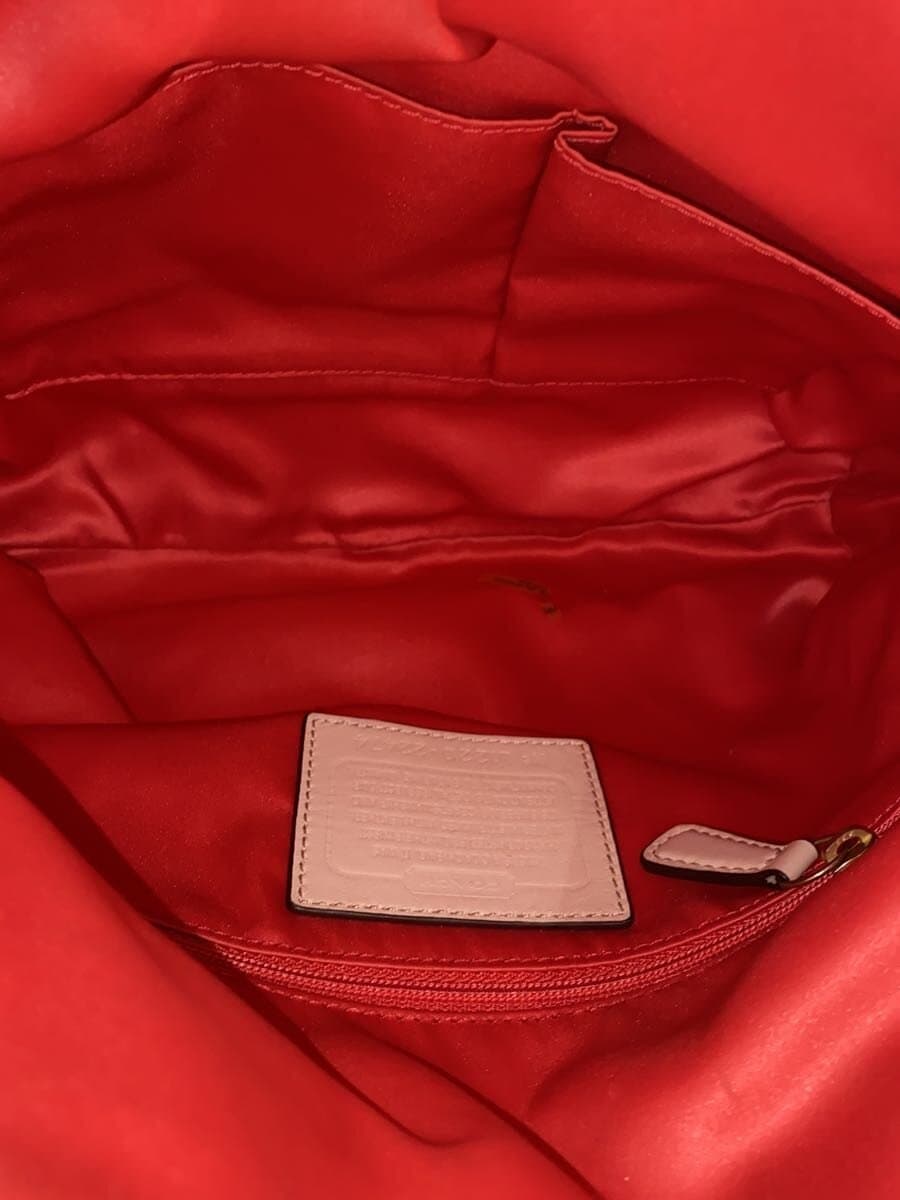 COACH Shoulder Bag Canvas BEG Allover Pattern 22474 5