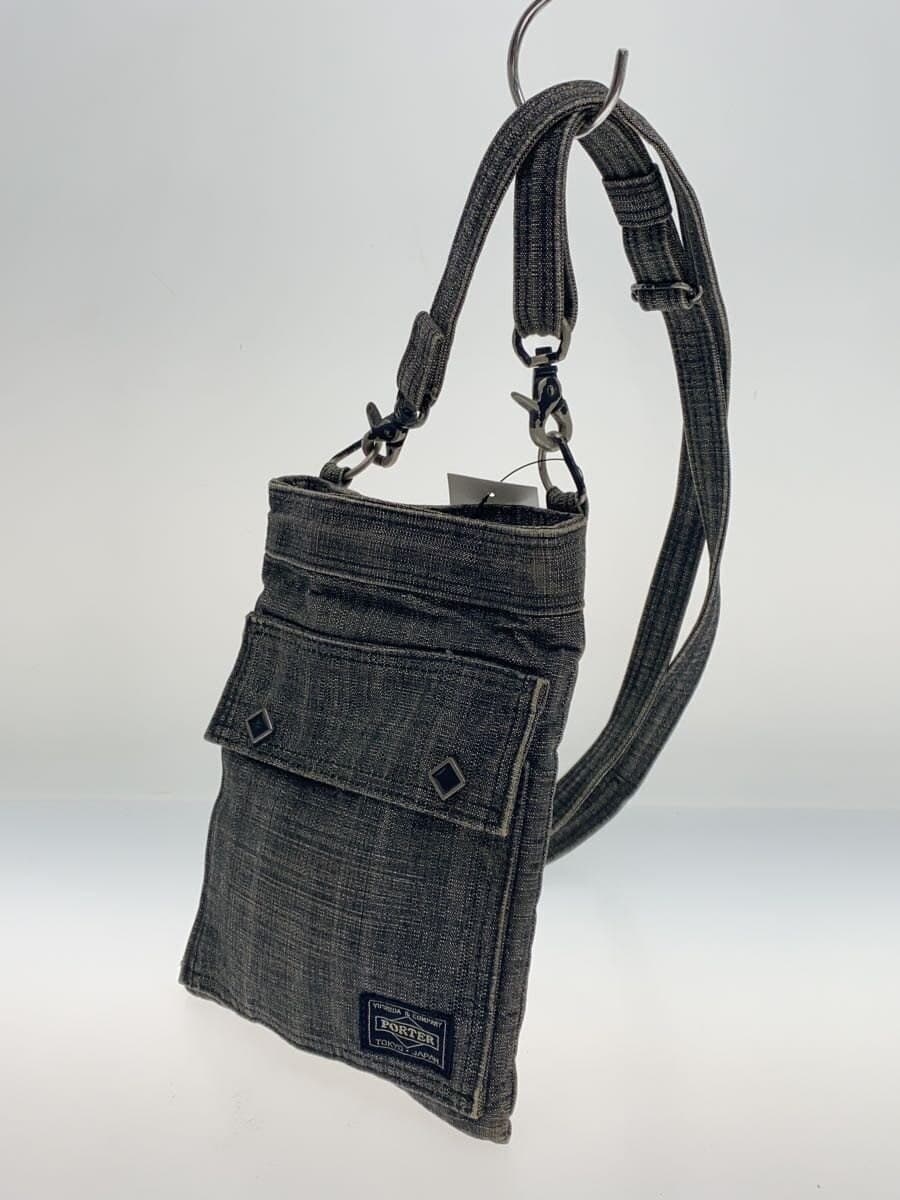 PORTER shoulder bag denim GRY 2