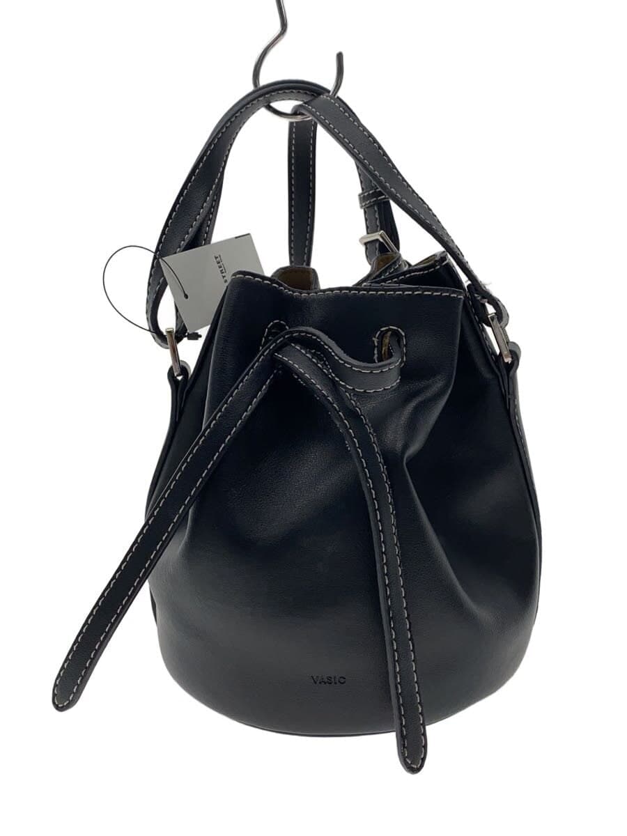 VASIC Shoulder Bag Leather BLK