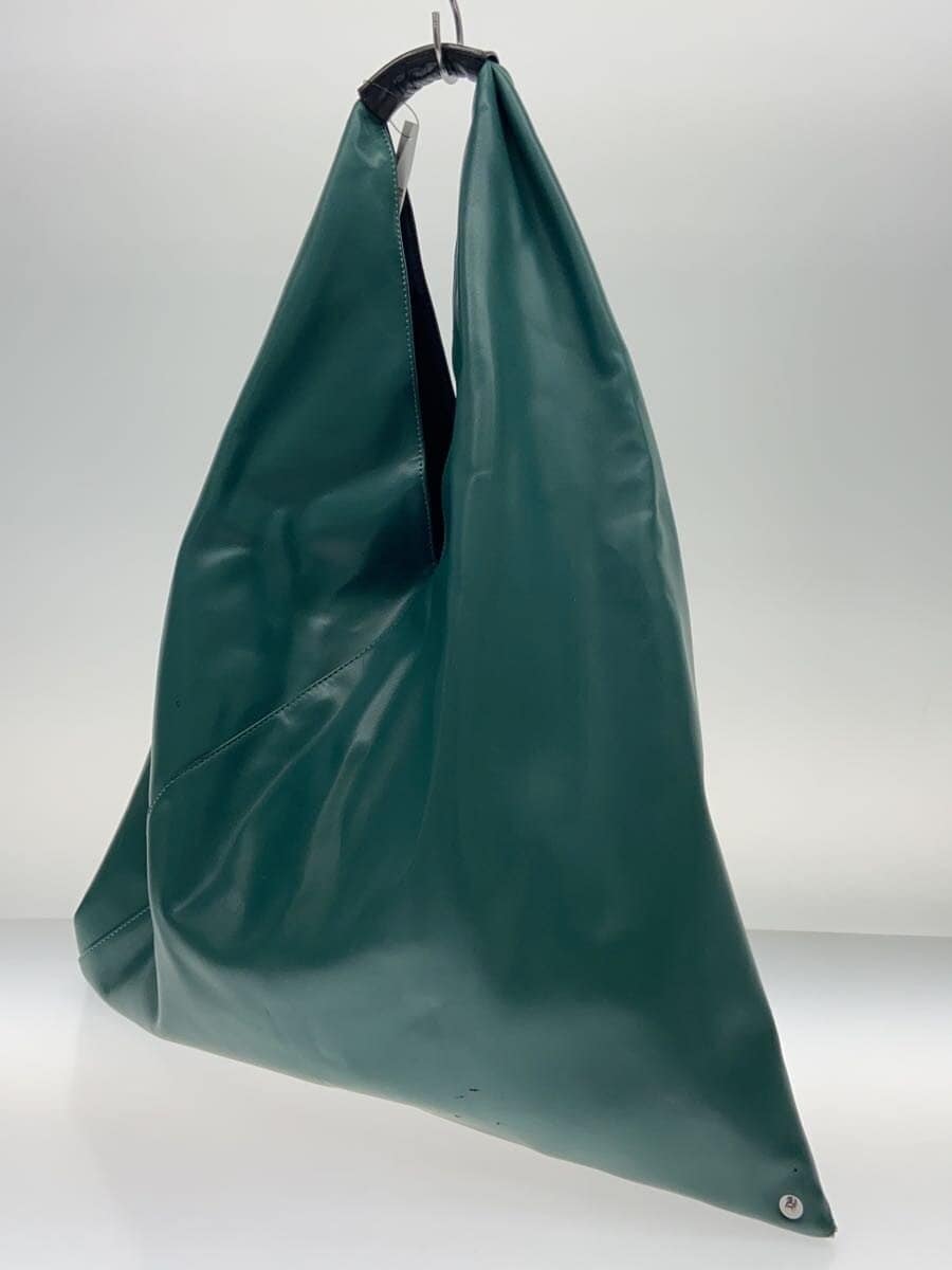 MM6 Tote Bag Leather GRN 2