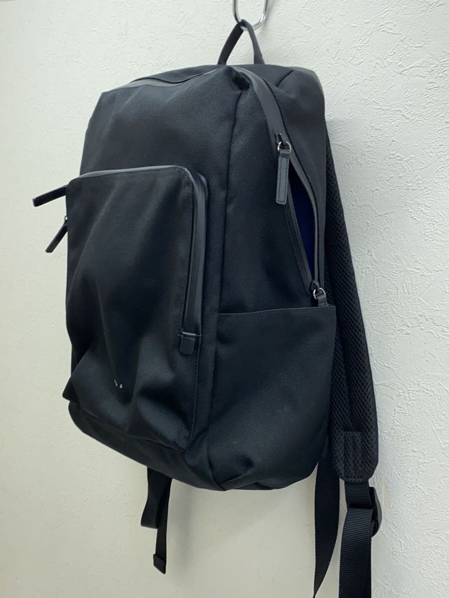 agnes b. Backpack Nylon Black Solid MH02B-05 2