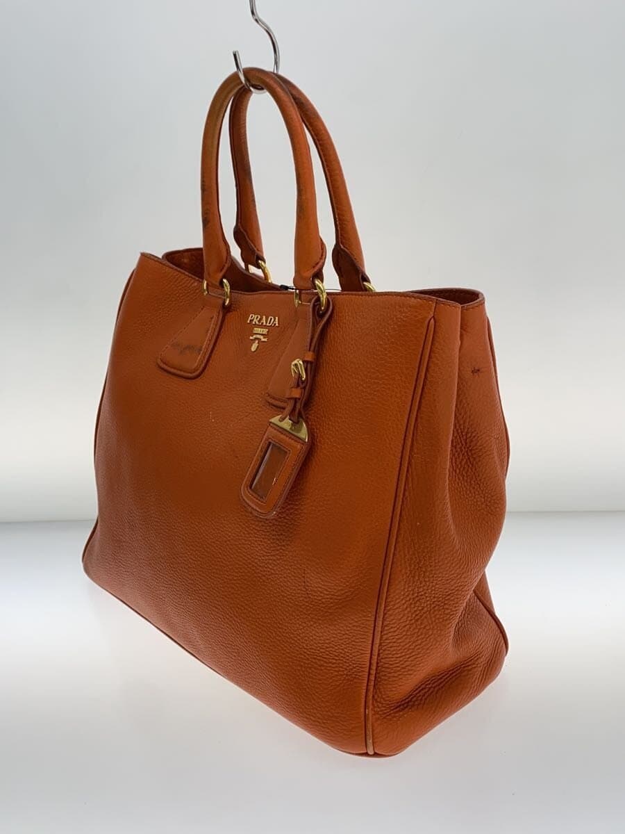 PRADA Tote Bag Leather ORN 2