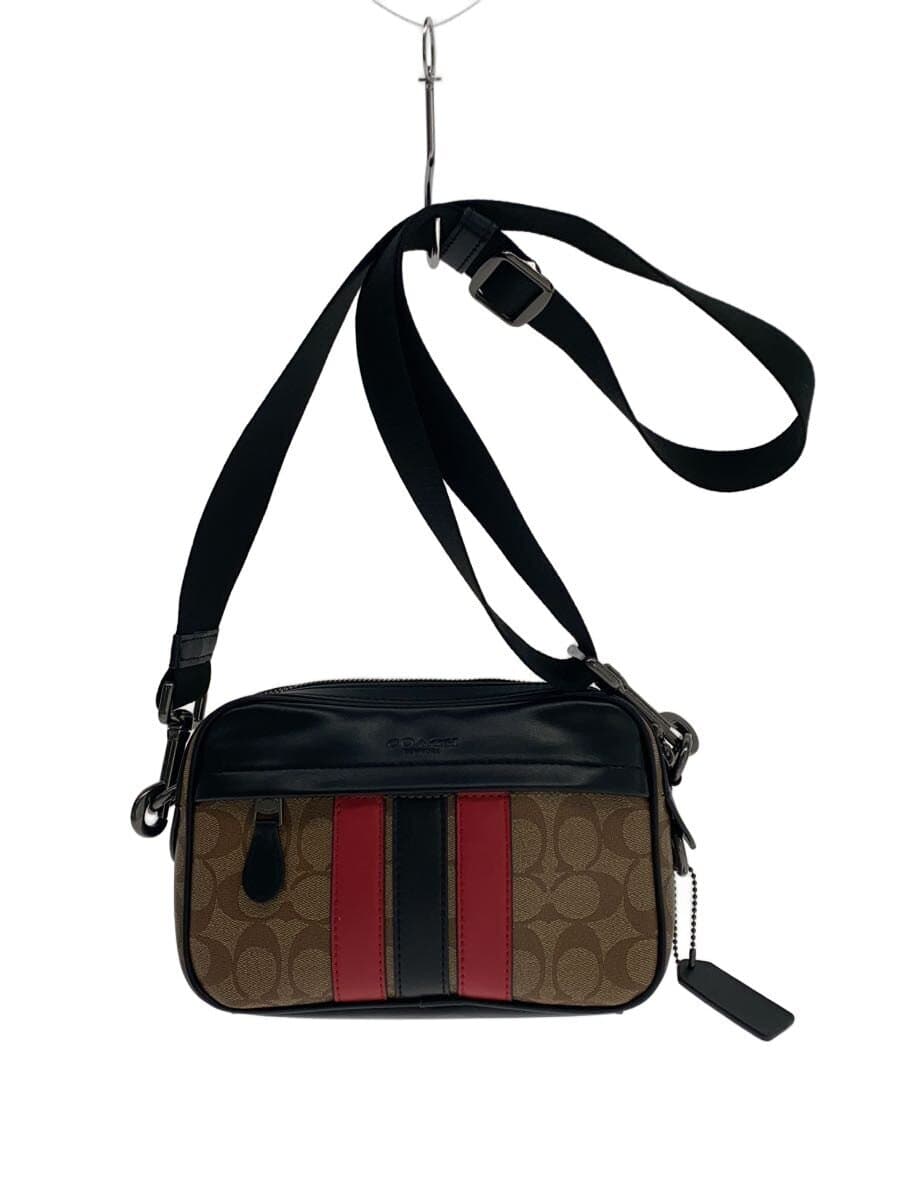 COACH Shoulder Bag PVC BLK F85037