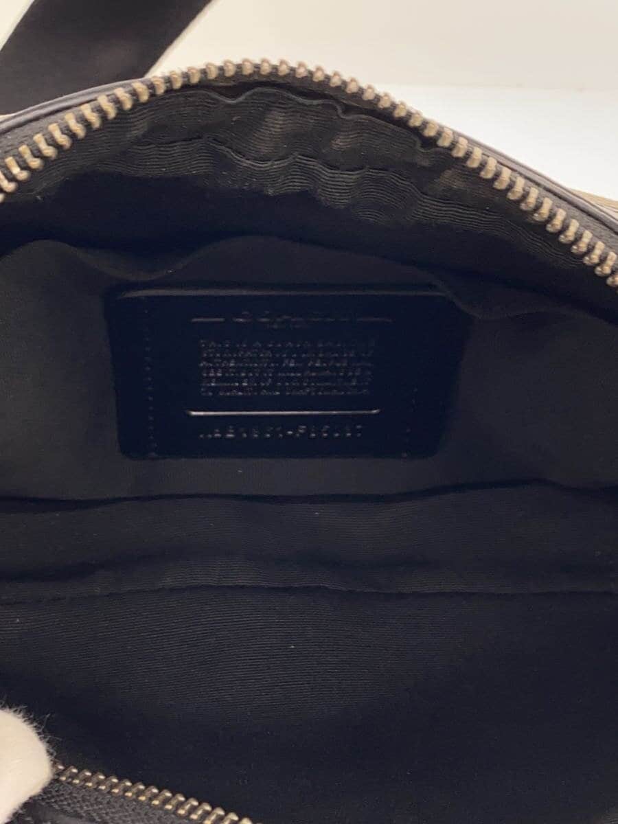 COACH Shoulder Bag PVC BLK F85037 6