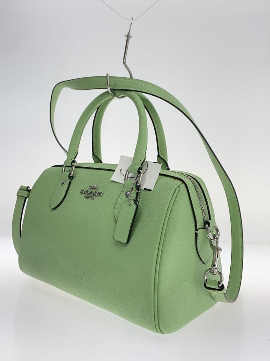 COACH Handbag Leather GRN CH282 2