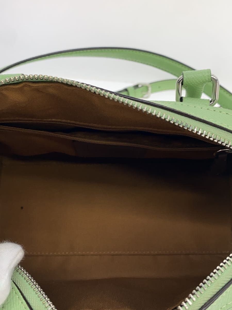 COACH Handbag Leather GRN CH282 6