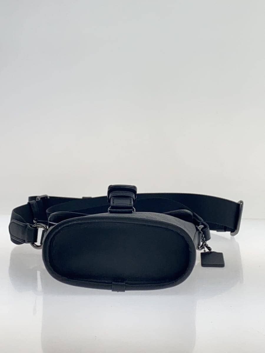 COACH Shoulder Bag PVC BLK All Over Pattern C3134 4