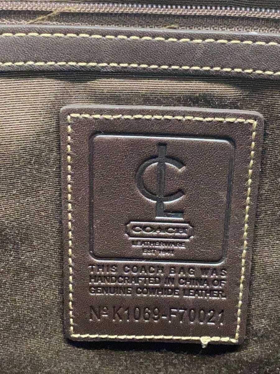 COACH Briefcase Leather BRW F70021 5