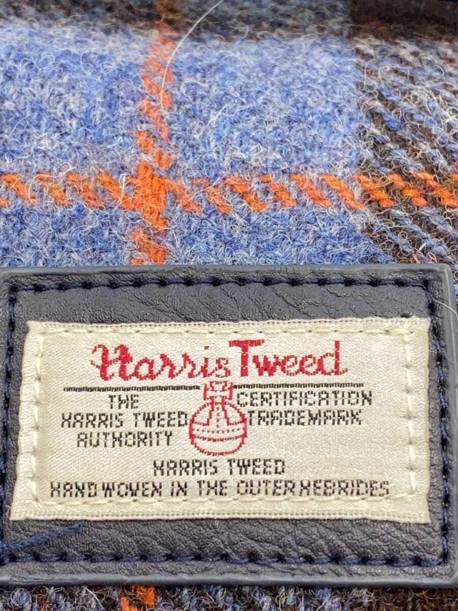 HARRIS TWEED x CLOSSHI Backpack Suede Multicolor Pass Case 5