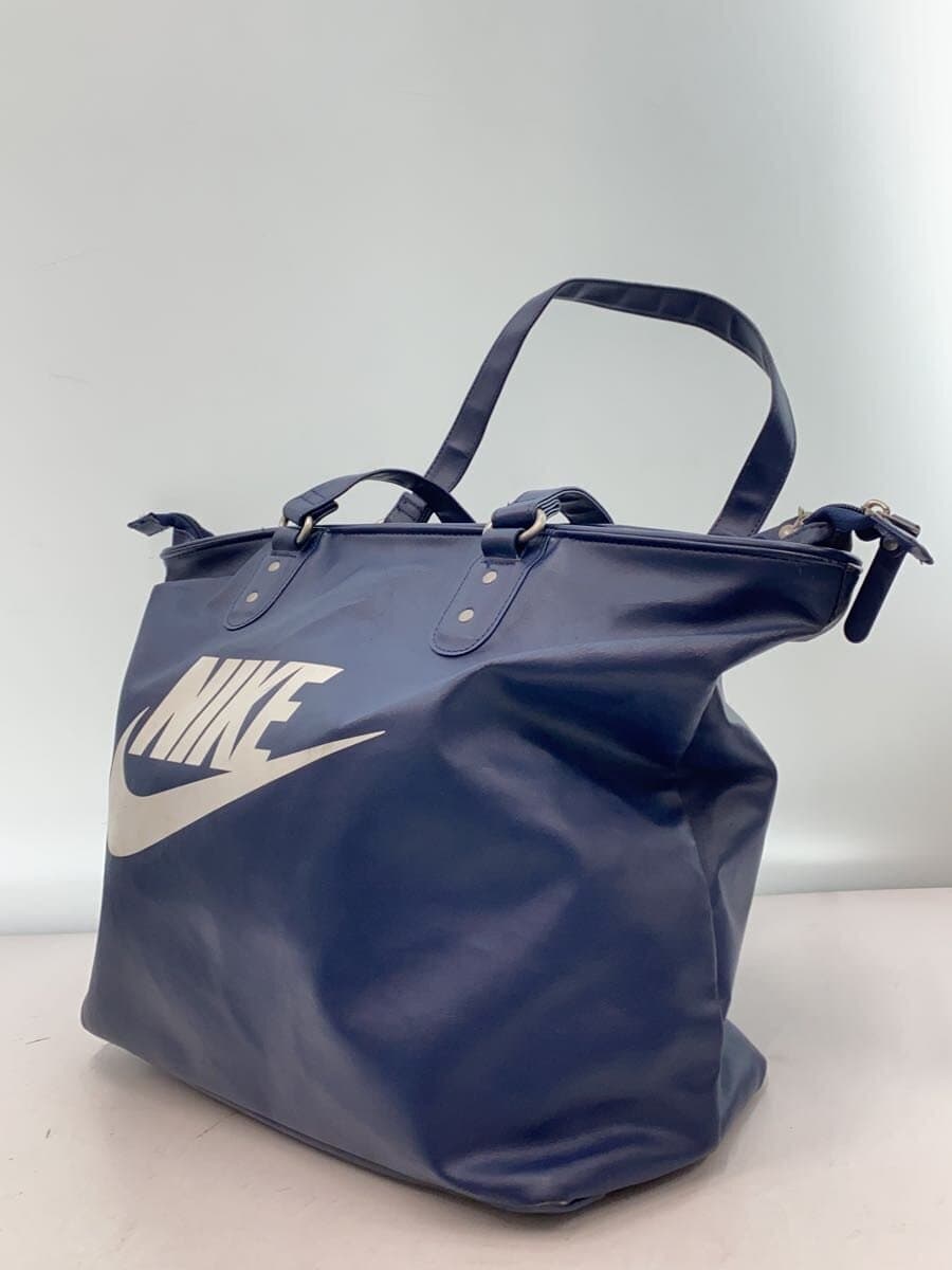 NIKE Tote Bag Faux Leather BLU BZ9797 2