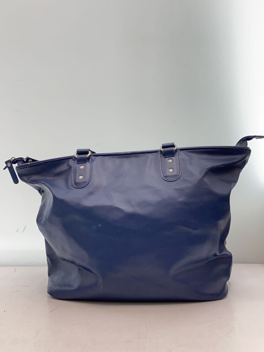 NIKE Tote Bag Faux Leather BLU BZ9797 3