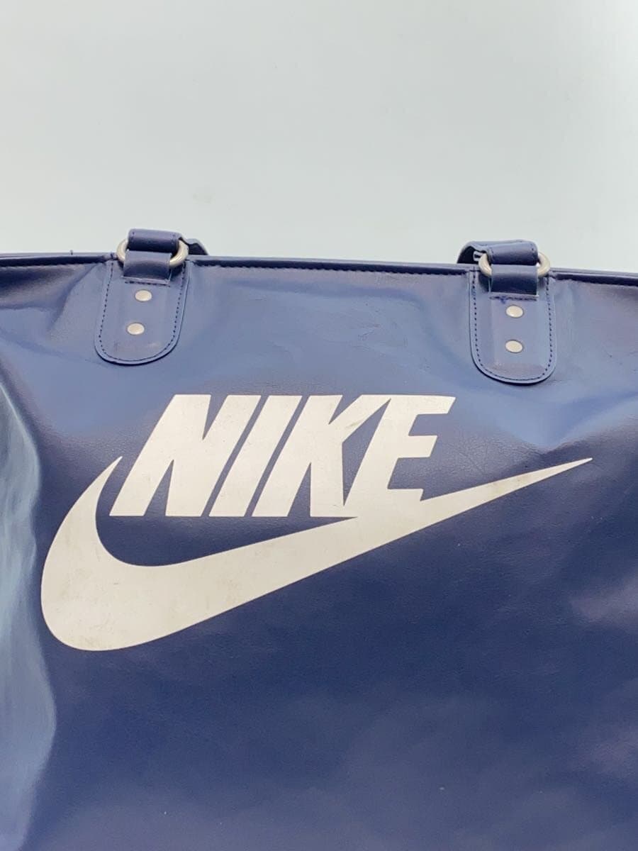 NIKE Tote Bag Faux Leather BLU BZ9797 5