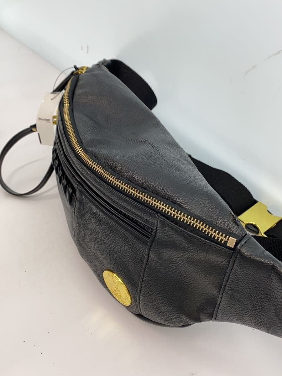 Roen Waist Bag Leather BLK Solid 2