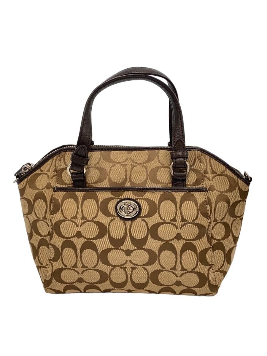 COACH Shoulder Bag CML All Over Pattern